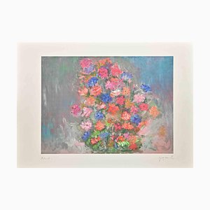 Martine Goeyens, Flowers, Digigraph, Late 20th Century-ZCI-1759229