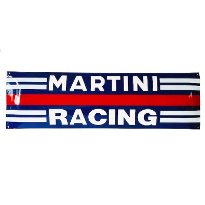 Martini Racing Enamel Advertising Sign Garage, 1990s-BMU-2002213