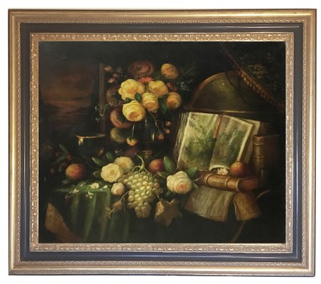 Massimo Reggiani, Italian Still Life, 2005, Oil on Canvas, Framed-YUW-1297503