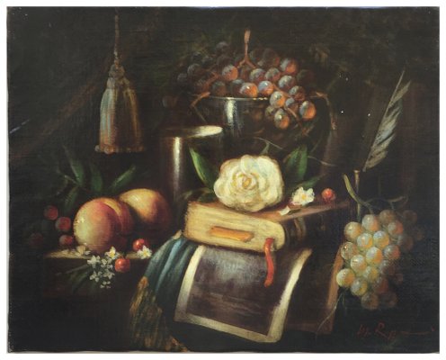 Massimo Reggiani, Italian Still Life, 2005, Oil on Canvas, Framed-YUW-1297500