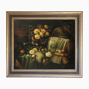 Massimo Reggiani, Italian Still Life, 2005, Oil on Canvas, Framed-YUW-1297503