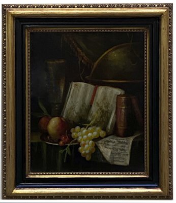 Massimo Reggiani, Italian Still Life, 2006, Oil on Canvas, Framed-YUW-1297494