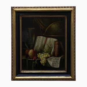 Massimo Reggiani, Italian Still Life, 2006, Oil on Canvas, Framed-YUW-1297494