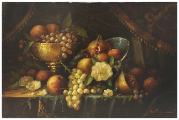 Massimo Reggiani, Italian Still Life, 2007, Oil on Canvas, Framed-YUW-1297492