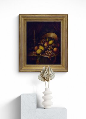 Massimo Reggiani, Still-Life, Early 1990s, Oil on Canvas, Framed-VHF-1210216