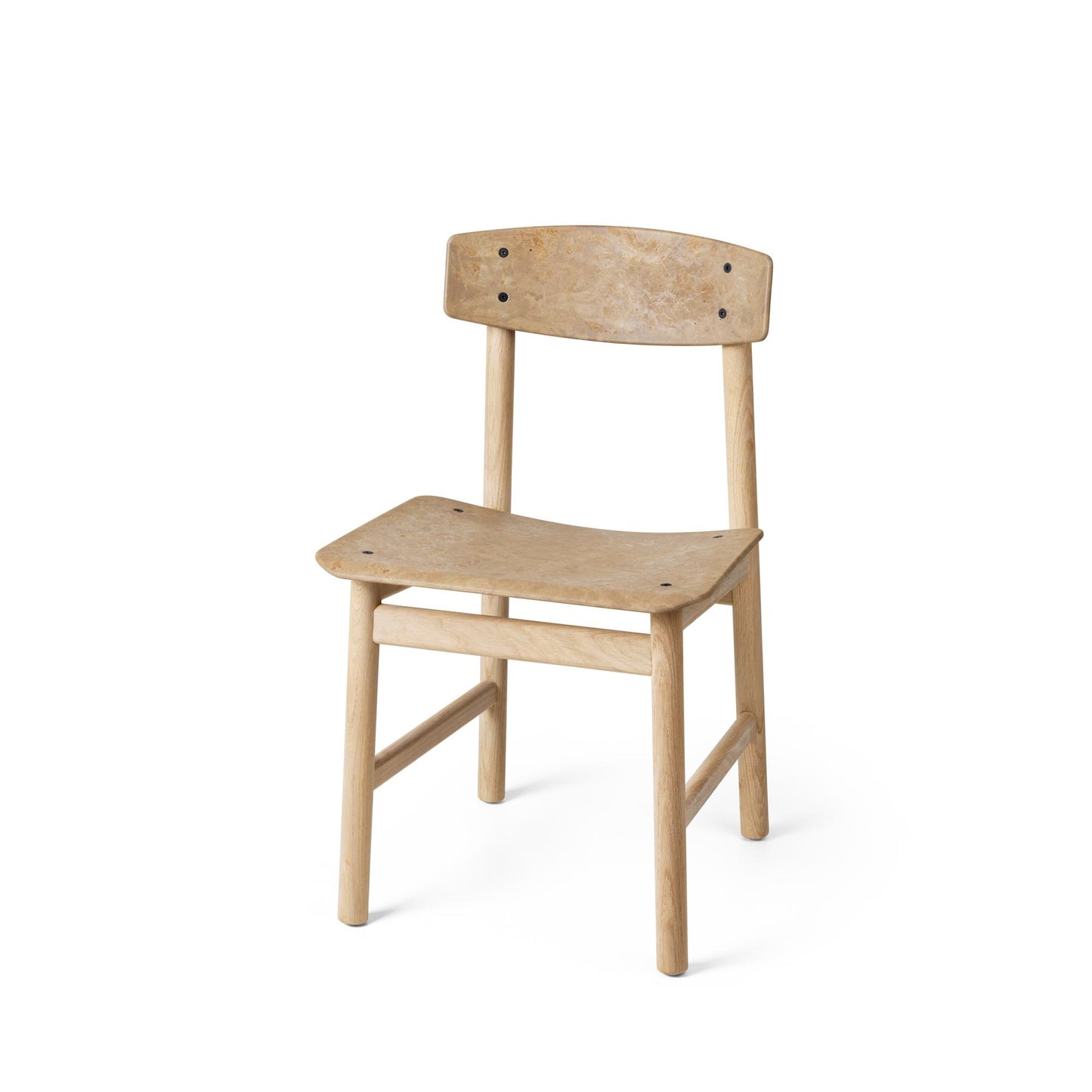 Conscious BM3162 Dining Chair by Mater #Soap-treated Oak/Coffee Light