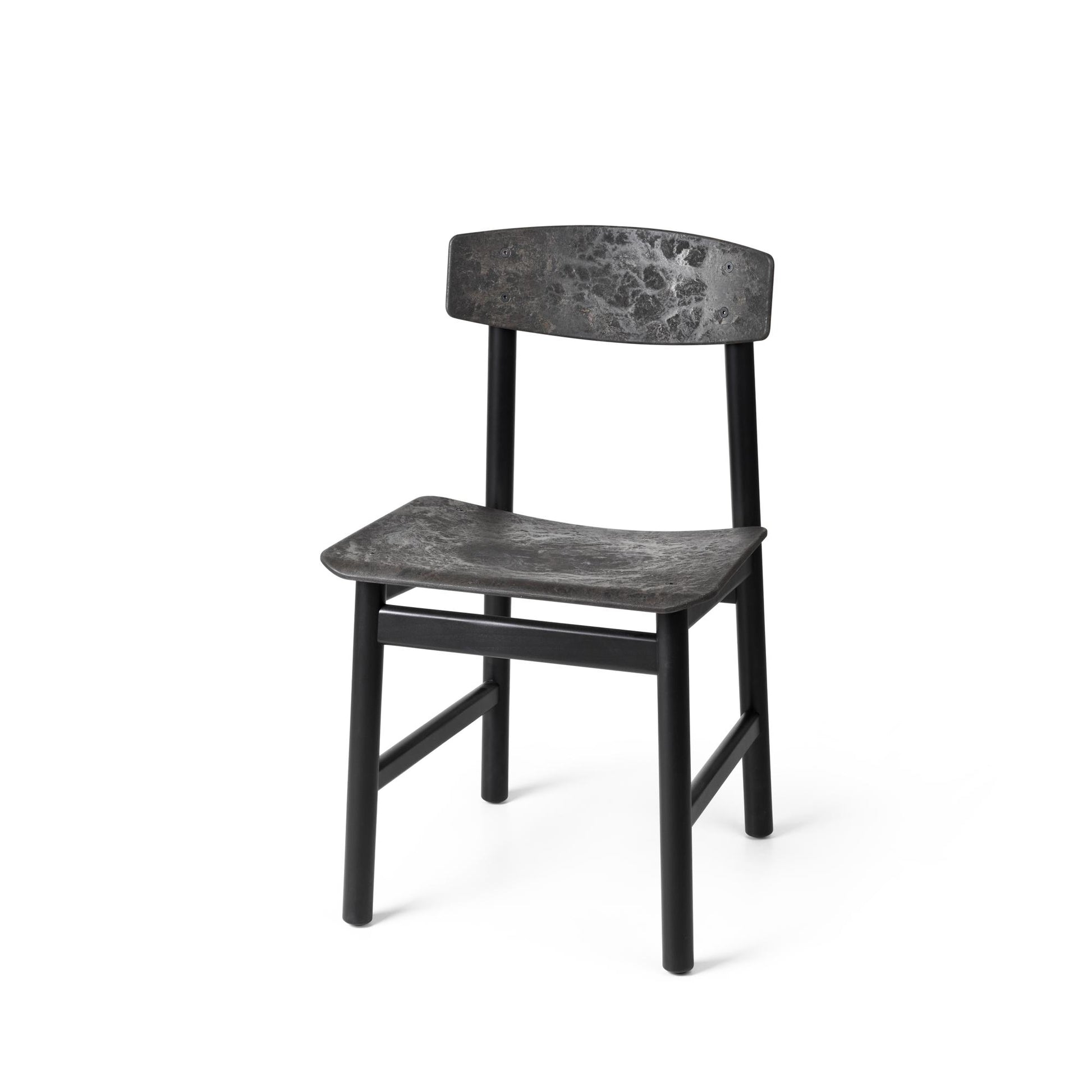 Conscious BM3162 Dining Chair by Mater #Black Beech/Coffee Black