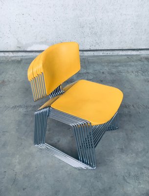 Max Stacker Conference & Office Chairs by Steelcase Strafor, 1980s, Set of 8-RQV-1292185