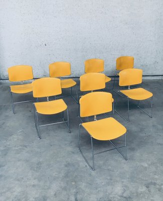 Max Stacker Conference & Office Chairs by Steelcase Strafor, 1980s, Set of 8-RQV-1292185