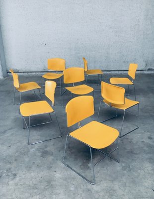 Max Stacker Conference & Office Chairs by Steelcase Strafor, 1980s, Set of 8-RQV-1292185