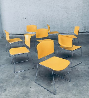 Max Stacker Conference & Office Chairs by Steelcase Strafor, 1980s, Set of 8-RQV-1292185