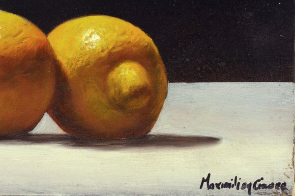 Maximilian Ciccone, Lezioni di frutta, 2010, Italy, Oil on Canvas, Framed-VHF-1210286