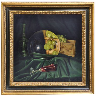 Maximilian Ciccone, The Lens and the Grapes, 2002, Oil on Canvas, Framed-YUW-1298502