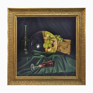 Maximilian Ciccone, The Lens and the Grapes, 2002, Oil on Canvas, Framed-YUW-1298502