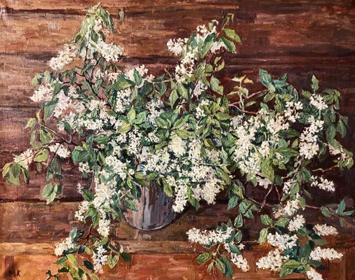 Maya Kopitzeva, White Cherry Blossoms, 1982-QUE-944166