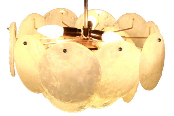 Medebach Hanging Lamp in Frosted Ice Glass-FYZ-1383840