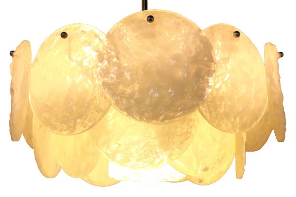 Medebach Hanging Lamp in Frosted Ice Glass-FYZ-1383840