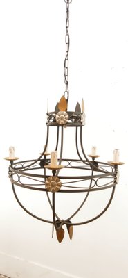 Medieval Wrought Iron Chandelier-QLH-1315036