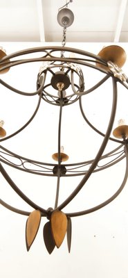 Medieval Wrought Iron Chandelier-QLH-1315036