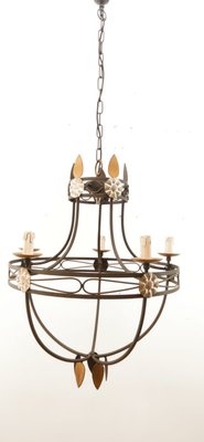 Medieval Wrought Iron Chandelier-QLH-1315036