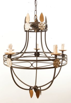 Medieval Wrought Iron Chandelier-QLH-1315036