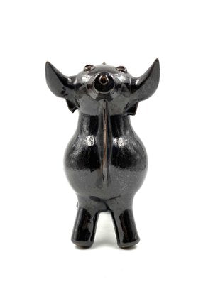 Mediterranean Style Bull-Shaped Jug Sculpture, France, 1970s-TXN-1013116