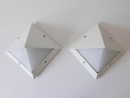 Medium Outdoor Wall Lamps from Bega, Germany, 1980s, Set of 2-WPT-1087986