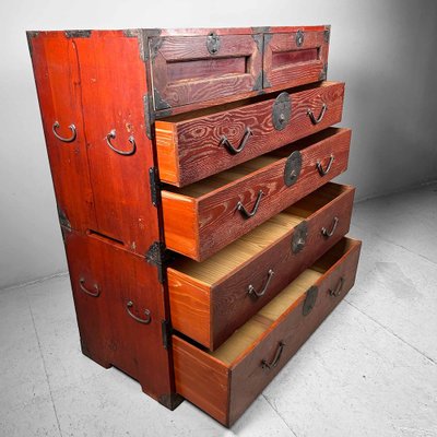 Meiji Era Isho-Dansu Kasane Kimono Chest, Japan-DWL-1763355