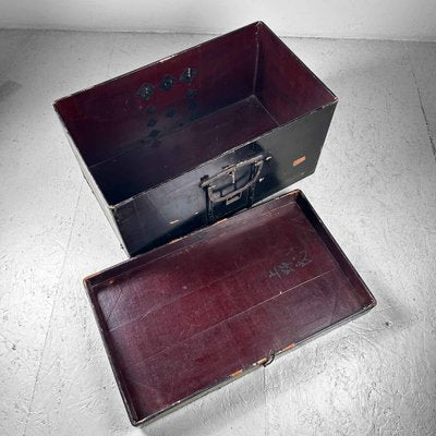 Meiji Era Taishō Decorative Wooden Transport Case, Japan-DWL-1769024