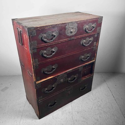 Meiji Era Tansu Drawer Chest, Japan-DWL-1763374