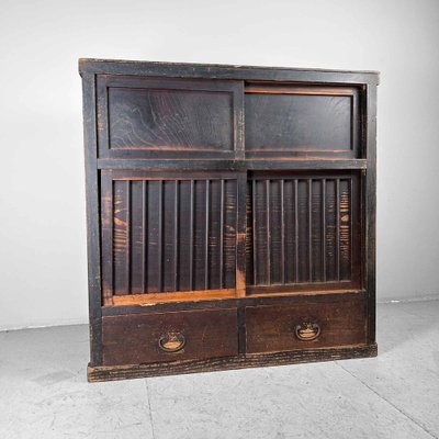 Meiji Period Japanese Tansu Storage Cabinet-DWL-1760945