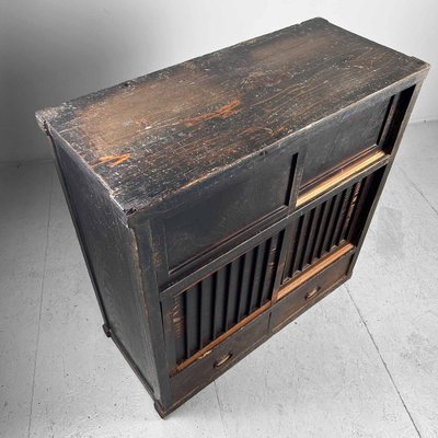 Meiji Period Japanese Tansu Storage Cabinet-DWL-1760945