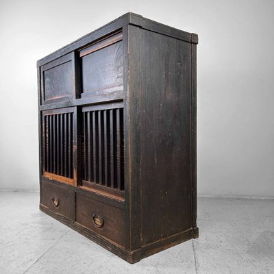 Meiji Period Japanese Tansu Storage Cabinet-DWL-1760945