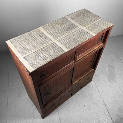 Meiji Period Tansu Storage Cabinet, Japan, 1890s-DWL-1760933