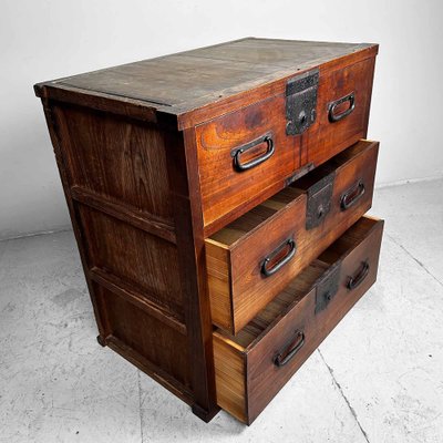 Meiji Tansu Chest of Drawers, Japan, 1890s-DWL-1807068