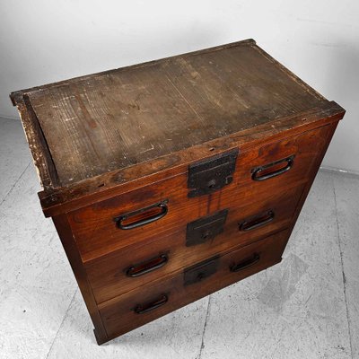 Meiji Tansu Chest of Drawers, Japan, 1890s-DWL-1807068