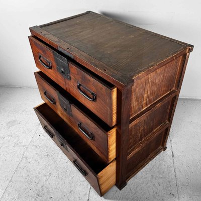 Meiji Tansu Chest of Drawers, Japan, 1890s-DWL-1807068