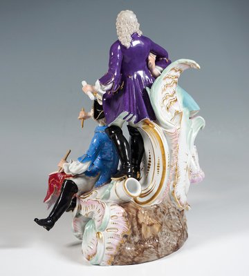 Meissen Genre Love Group with Drum Beater, attributed to f.e. Meyer, Germany 1850-EMT-1704071