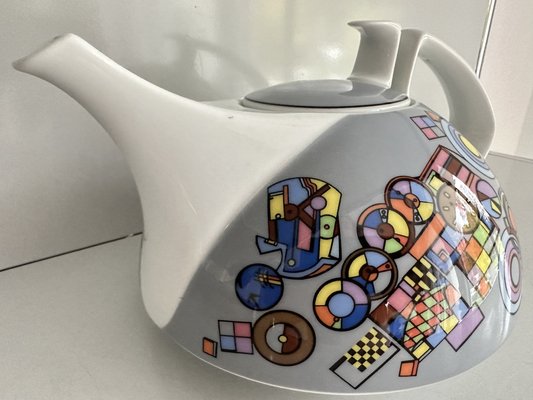 Mekka No. 25/99 Teapot by Eduardo Paolozzi for Rosenthal, 1990s-IHL-1779945