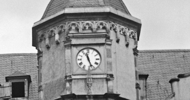 Memorial Jan Wellem at Old City Hall Duesseldorf, Germany 1937-DYV-995288