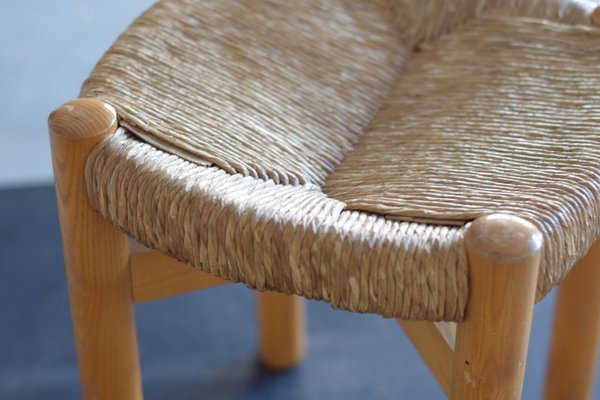 Meribel Chairs and Stool by Charlotte Perriand, 1960s, Set of 3-LA-1811438