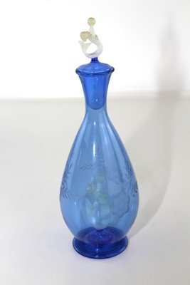 Mermaid Liqueur Set by Bimini Workshops Lauscha Glassworks, 1925, Set of 8-ZWH-1293470