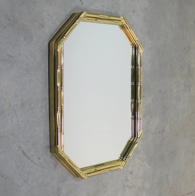 Metal and Imitating Bamboo Mirror, 1970s-NE-1384266