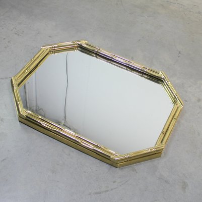 Metal and Imitating Bamboo Mirror, 1970s-NE-1384266