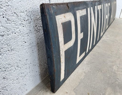 Metal and Wood Garage Sign, 1930s-PB-1713112