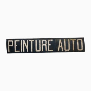 Metal and Wood Garage Sign, 1930s-PB-1713112