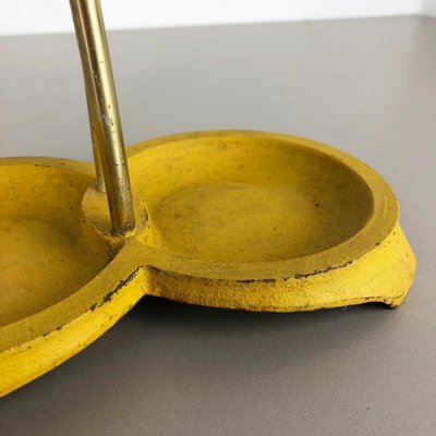 Metal Brass Modernist Bauhaus Umbrella Stand, Germany, 1950s-QZ-1053134