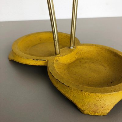 Metal Brass Modernist Bauhaus Umbrella Stand, Germany, 1950s-QZ-1053134