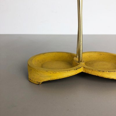 Metal Brass Modernist Bauhaus Umbrella Stand, Germany, 1950s-QZ-1053134