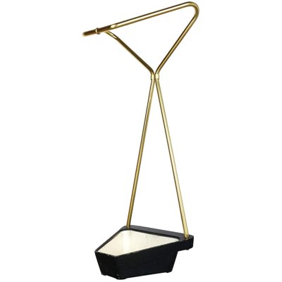 Metal Brass Umbrella Stand, Germany, 1950s-QZ-1052890